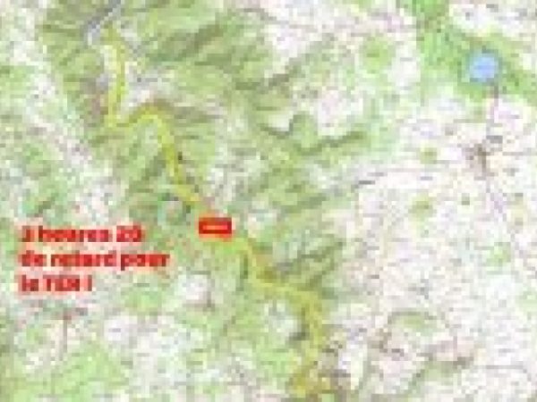Ligne des Cévennes : train bloqué ce lundi plus de 3 heures dans les gorges de l’Allier